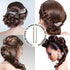 Mini Brown Bobby Pins Holder, 200 PCS Brown Bobby Hair Pins for Thick Hair Styling