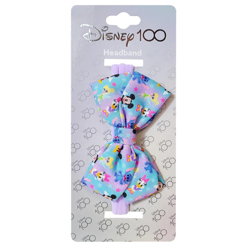 LUV HER Baby Headband Bows, Soft Elastic Newborn Girl Essentials, Colorful Printed Headbands for Baby Girls