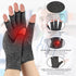 2 Pairs Arthritis Compression Gloves, Provide Support Warmth for Carpal Tunnel, Fingerless Compression Gloves