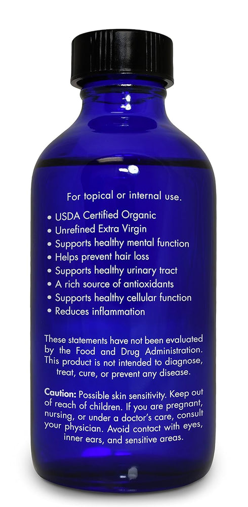 Organic Pumpkin Seed Oil by Zongle, 4 OZ – 100% Pure Natural Food Grade, USDA Certified, Therapeutic Grade