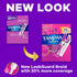 Multipack, 84 Count (3 Packs 28), Packaging Tampax Radiant Tampons for Women with LeakGuard Braid, Regular/Super