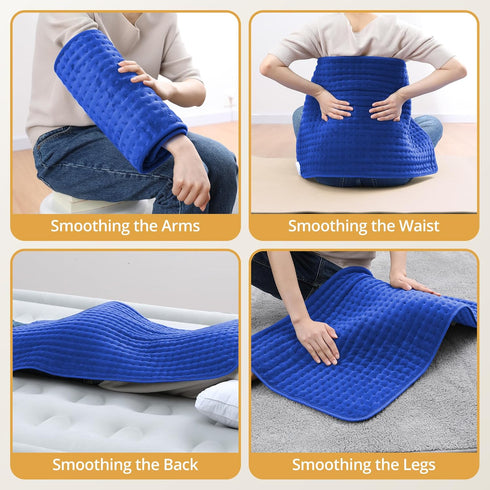 Heating Pad for Back Pain Relief, XXXL Electric Heating Pad 33'' x 17'' for Neck & Shoulder Cramps, 6 InstaHeat Settings