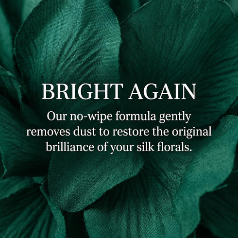 Silk Plant Cleaner Spray No Wipe, Silk Flower Cleaner Cleaner, Removes Dust & Restores Fresh Natural Look, Easy Spray