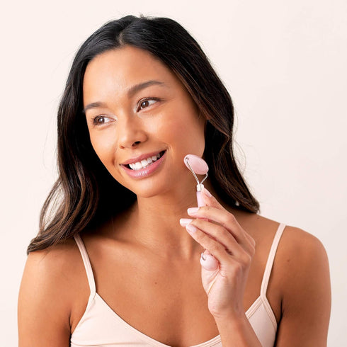 Rose Quartz Facial Roller