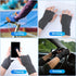 6 Pairs Fingerless Stress Relief Gloves, Lightweight Arthritis Gloves for Women and Men, Crocheting Craft
