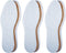 Pedag Summer Terry Cotton Sockless Insoles, Handmade in Germany, Washable, US Women 8/ Men 5/ EU 38, White, 3 Pair