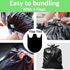 Joylake 65 1.2 60 Count 4 65 Gallon Trash Bags Heavy Duty Mil Bulk with Innovative Flap Ties | Compatible