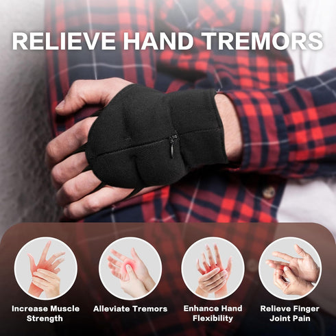 SteadyHand Weighted Glove for Tremors, Adjustable Hand Stability Aid for Kid, Men, Women, Adult
