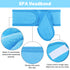 Whaline 4 PCS Spa Headband, Stretch Terry Cloth Makeup Hair Band for Sport Yoga Shower (Blue)