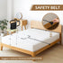 NobrNyanT 2 Bed Rails for Elderly Adults Safety, Adjustable Bed Cane with Sturdy Support Foot & Storage Pockets, Steel