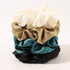 Ivyu Silk Scrunchies Satin Hair Ties for Women - 4 Pcs Oversize Soft Big Scrunchies for Hair Gift for Girls