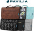 PAVILIA Hanging Toiletry Bag - Travel Kit Organizer for Men Women, Waterproof Dopp Case, Brown