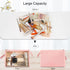 MONSTINA Clear Makeup Bag, Large Capacity Portable Travel Cosmetic Case, Waterproof Toiletry Bag, Pink