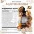 Mushroom Supplement Liquid Drops with Lions Mane Turkey Tail Cordyceps Reishi Chaga Shitake Maitake Tremella Oyster