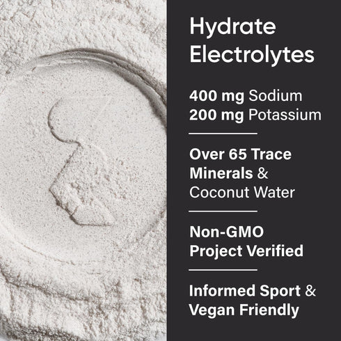 Sports Research Hydrate Electrolytes Powder Packets - Sugar-Free & Naturally Flavored with Vitamins, 16 Packets