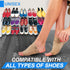 Ailaka 2 Pairs Compression Arch Support Sleeves, Cushioned Braces Gel Pads for Flat Foot Pain Relief Plantar Fasciitis