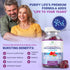 Purify Life Sugar-Free Resveratrol Gummies - Potent 1500mg Resveratrol Supplement to Support Digestive & Immune Health - Resveratrol Supplement for Antioxidant Support, Cell Regenerator & Repair