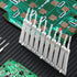 Patelai 60 Pcs Mini Shower Head Cleaner Picks, Anti Clogging Nylon Cleaning Brush for Shower, Window Slot, Keyboard