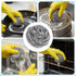 SHENLIU 100 15 Pieces Steel Wool Scrubber, Gram Metal Scourers Stainless Steel Scrubber Bulk for Cleaning Kitchen