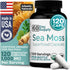 Atlantic Naturals Sea Moss Capsules with Moringa, Ashwagandha, Black Seed Oil, Ginger & Ginseng, 120 Count