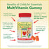 CHILDLIFE ESSENTIALS Kids Multivitamin Gummies, Natural Strawberry Lemon, 90 Gummies, Vitamins with DHA & Lutein