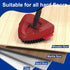 Spin Mop Replacement Head Scrub Brush - for Ocedar EasyWring 1 Tank System, Triangle Scrubber Mop Head for Shower Floor