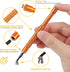 Upgraded All-in-One Magnetic Eyeglass Repair Kit, 12 Screwdriver Bits, Nose Pads, Screws, and Tweezer
