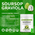 Pureverve Gummies, Immunity, 60 Soursop Graviola Max Strength Soursop Leaves Extract with Sea Moss & Zinc for Cell