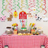24pcs Farm Animals Party Favor Straws, Reusable Drink Birthday Party Straws, Chicken Sheep Horse Cow Pig Farm Party