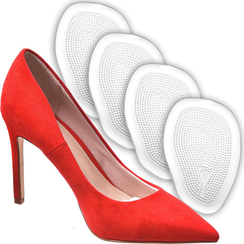 Ball of Foot Cushions for Women (2 Pairs), Metatarsal Pads for High Heel Comfort & Pain Relief