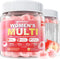 Sugar-Free Women's Multivitamin Gummies - Women Methylated Multivitamin Filled Gummies with Omega-3,