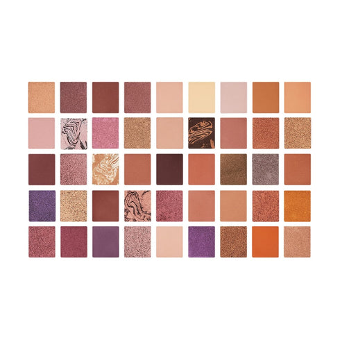 Makeup Revolution Maxi Reloaded Eyeshadow Palette - Infinite Bronze, 45 Shades, 60.8g