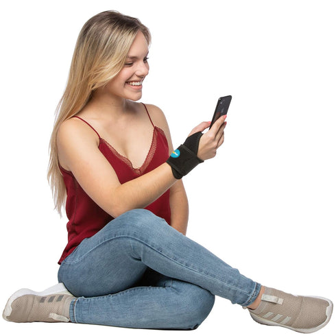 ComfyBrace Premium Lined Wrist Wrap, Carpal Tunnel Wrist Brace, Adjustable, Fits Both Hands, One Size