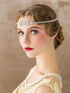 SWEETV 1920s Headband for Women, Silver Rhinestone Flapper Headpiece for Great Gatsby Party