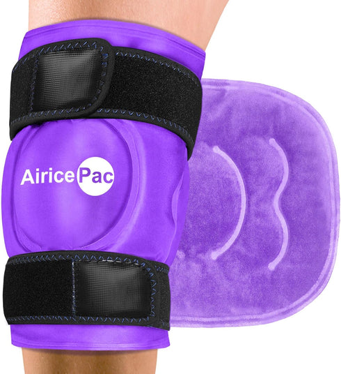 2 Ice Pack for Knee Pain Relief, Reusable Gel Ice Wrap for Injuries, Cold Compress Therapy for Arthritis & Meniscus