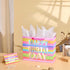 13" Large Birthday Gift Bag with Tissue Paper and Greeting Card, Colorful Gift Bag for Kids, Women, Mom