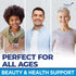 Hair Vitamins Natural Gummies - Biotin Multivitamin for Hair, Skin & Nails with Collagen & Keratin, Anti Aging Collagen