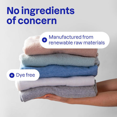 ATTITUDE Reusable Dryer Sheets, Fabric Softener & Static Eliminator, Fragrance-Free, 300 Loads, 2 Sheets