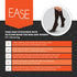 Moderate Compression Knee Highs - Ease Opaque Silicone Support Band