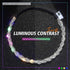 JEAIRTS Light Up Headbands, Glowing Led Rhinestone Headpiece, Sparkly Crystal Hair Band for Women