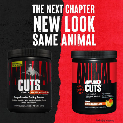 Animal Cuts Thermogenic Fat Burner Powder - Weight Loss for Women and Men, Metabolism, Energy, Focus, Nootropic Brain