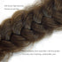 TOECWEGR Wide Braid Messy Hair Hoop, Braided Headband for Women Fashion Accessories (Dark Brown Gold 68A)