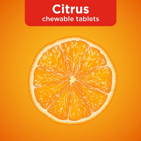Amazon Basic Care Immune Support Citrus Chew Tablets, 116 Count