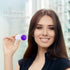 RHUI Travel-Friendly Black Contact Lens Case by