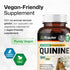 BIO KRAUTER Quinine for Leg Cramps Capsules, 500 mg - 100 Count - Vegan, No Fillers