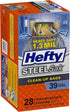 Hefty SteelSak Heavy Duty Large Clean-Up Trash Bags, 39 Gallon, 28 Count
