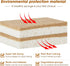 10 Pack Nature Dish Sponge | Eco-Friendly Natural Kitchen Sponge | Coconut Fiber and Wood Cellulose Scrubber Sponge