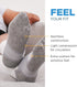 WC4 OrthoSleeve Wide Diabetic & Neuropathy Compression Socks, Non-Binding for Men & Women, Improve Circulation & Edema