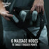 Reebok - Trapezius Kneading Massager, Neck and Shoulder Massager for Targeted Muscle Relief and Relaxation (Black)