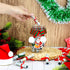 MUOUAKATE Christmas Money Holders for Cash, Christmas Mason Jar with Santa Hat Scarf and Stickers, DIY Cash Holder